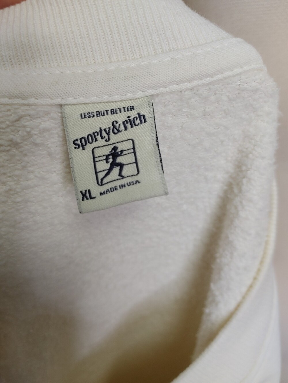 Sporty & Rich Paris Country Club Crew Neck Sweatshirt Size XL - Picture 7 of 10